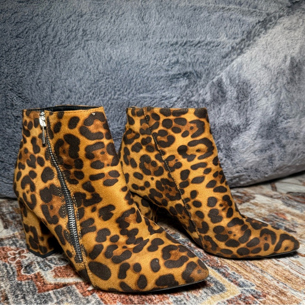 Cheetah booties
